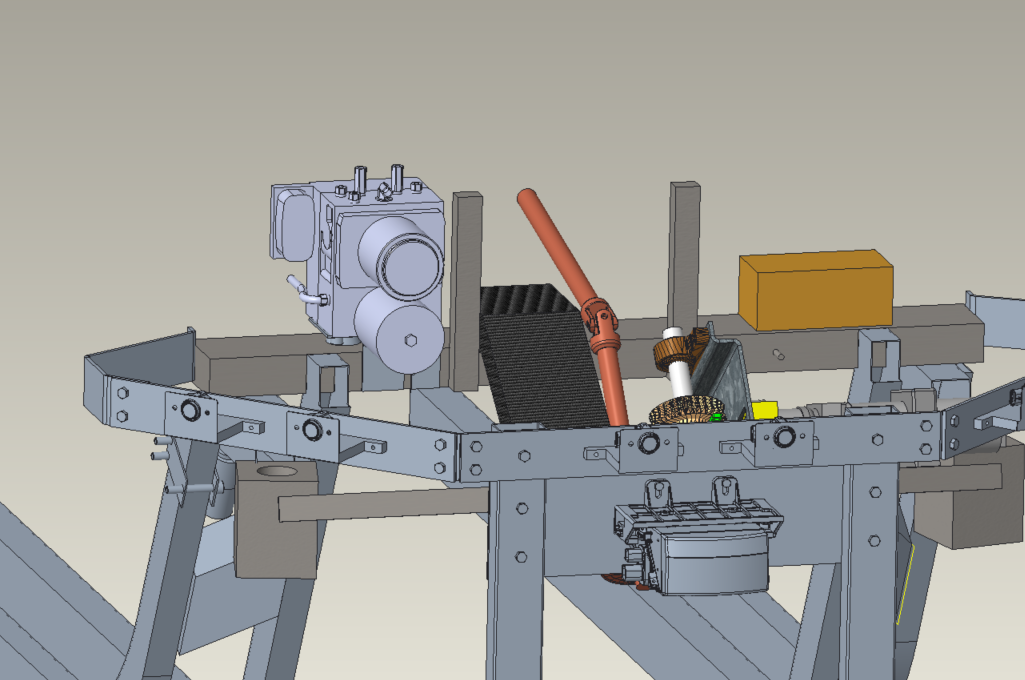 Module ABS intégré dans la maquette de la Twizy