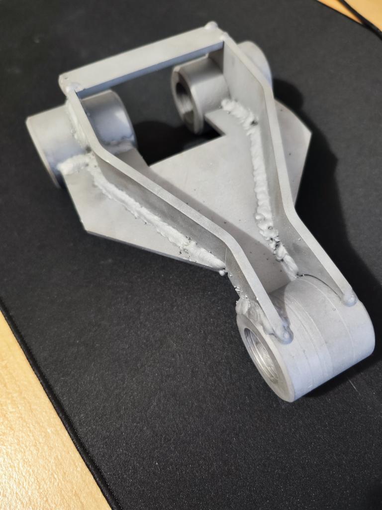 Bielle une fois soudée